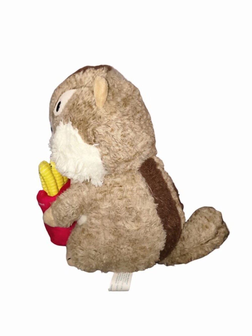 Walmart Chipmunk Holding French Fries Plush Stuffed Toy 10" - Picture 3 of 4